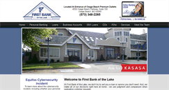 Desktop Screenshot of firstbanklake.com